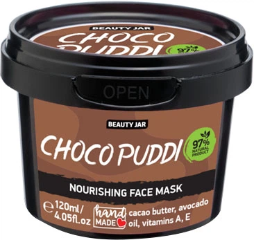 Маска для обличчя Beauty Jar Choco Puddi Антивікова живильна 120 мл (4751030834511)