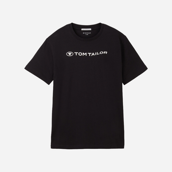 Młodzieżowa koszulka dla chłopca Tom Tailor 1041902 140 cm Czarna (4067672125574)