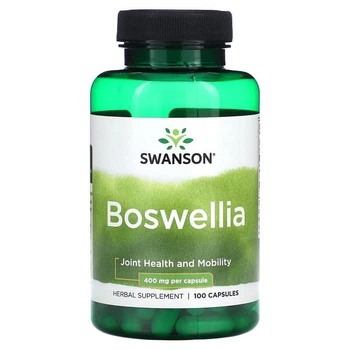 Босвеллія 400 мг Swanson Boswellia для здоров'я суглобів 100 капсул
