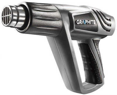 Фен строительный Graphite 2000 Вт. 25С, 80-900С, 80-600С (59G524)