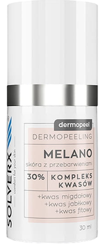 Peeling Solverx Dermopeel Melano z kompleksem kwasów 30 % 30 ml (5907479386732)