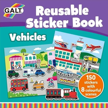 Набір для творчості Galt Vehicles з наліпками (5011979584953)