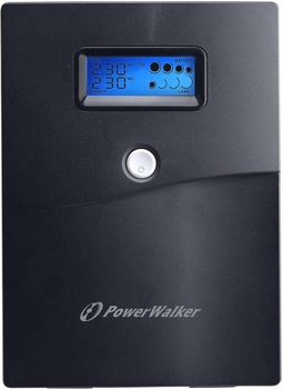 UPS PowerWalker VI 3000 SCL FR 3000VA (1800W) Black