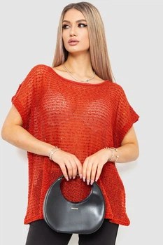 Кофта жіноча колір теракотовий розмір L-XL 244R0282