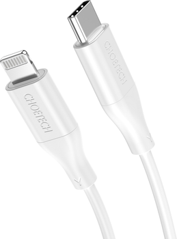 Kabel Choetech IP0040-WH MFI, USB 2.0 Biały (6971824976168)