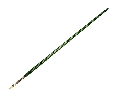 Пензель щетина плоска Kolos Bristle Classic 2402F № 0 довга ручка (4224020F0)