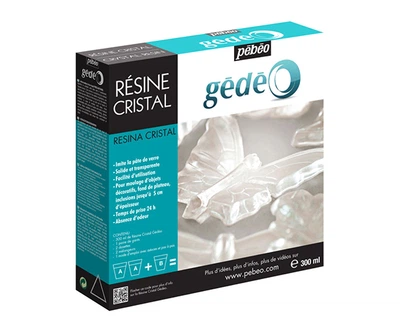 Медиум эпоксидный Pebeo Gedeo Resine Cristal глазурь двухкомпонентная 300 мл (P-766334)