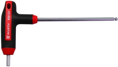 Отвертка Wurth с Т-образной рукояткой вн.шестигран. с шариком WS6-139MM RED STRIPE (5751132005)