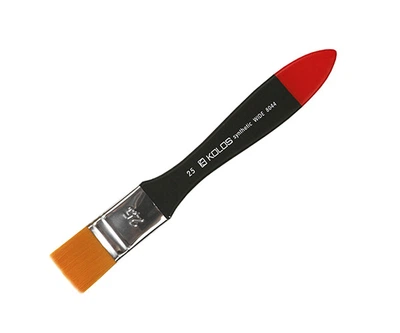 Пензель синтетика флейц Kolos Synthetic Wide 8044 № 25 коротка ручка (4280440025)