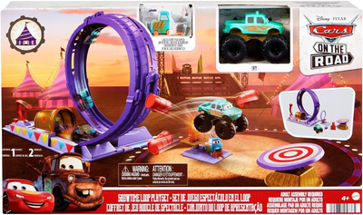 Tor samochodowy Mattel Cars On The Road Showtime Loop (1947350583650)