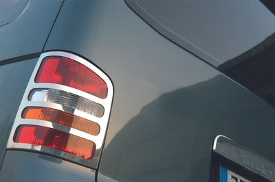 Накладки на задние фонари (2 шт, нержавеющая сталь) для 2-дверного Volkswagen T5 Multivan 2003-2010 от Carmos