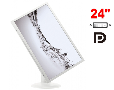 Монитор AOC E2460PQ / 24" (1920x1080) TN / 1x DP, 1x DVI, 1x VGA, 2x Audio / VESA 100x100 / Pivot б/у