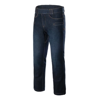 Джинси демісезонні Helikon Greyman Tactical Jeans Denim Mid, Navy Blue, W30/L32. Матеріал Віскоза|Поліестер|Бавовна|Еластан