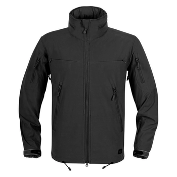 Куртка Helikon-Tex Cougar Qsa + Hid - Soft Shell Windblocker, Black 2XL/Regular (KU-CGR-SM-01)