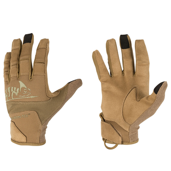 Рукавиці Helikon-Tex RANGE TACTICAL GLOVES HARD, Coyote/Adaptive green M/Regular (RK-RNG-PO-1112A)