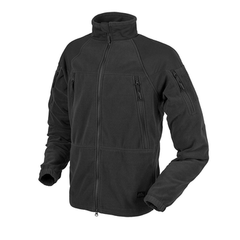 Куртка Helikon-Tex STRATUS - Heavy Fleece, Black XS/Regular (BL-STC-HF-01)