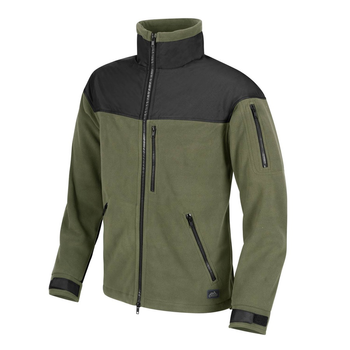 Куртка Helikon-Tex Classic Army - Fleece, Olive green/Black S/Regular (BL-CAF-FL-16)