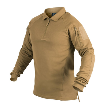 Футболка Polo Helikon-Tex RANGE з довгими рукавами, Coyote M/Regular (PD-RNG-TC-11)