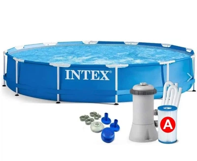 Бассейн каркасный Intex 28212 366х76 см + фильтр-насос