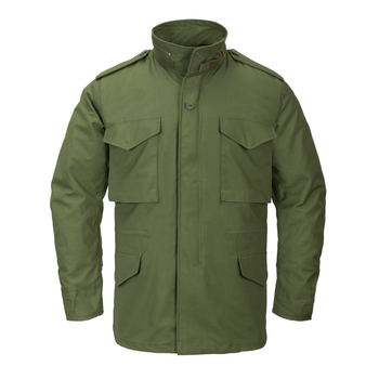 Куртка Helikon-Tex M65 - NyCo Sateen, Olive green XL/Long (KU-M65-NY-02)