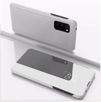 Чехол-книжка Mirror для Samsung A51 2020 Зеркальная серебро Без Бренда