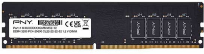 Оперативна пам'ять PNY DIMM DDR4-3200 8192MB PC4-25600 (MD8GSD43200-SI)