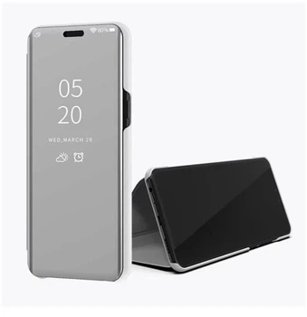 Чехол-книжка Mirror для Xiaomi Redmi Note 13 Pro 4G Зеркальная Серебро