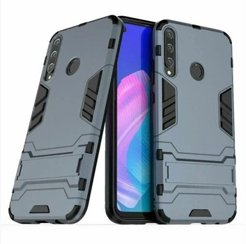 Чехол Transformer для Huawei P40 LIte E противоударный темно-синий Без Бренда