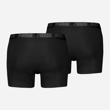 Набір трусів боксерів чоловічих бавовняних Puma Men Everyday Basic Boxer 2P 93832002 L Black/Black (8720245555944)