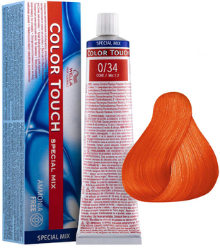 Напівстійка безаміачна фарба Wella Color Touch Special Mix 0 - 34 Gold Red 60 мл (8005610545752)