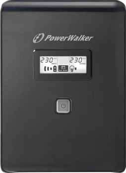 ДБЖ PowerWalker VI 2000 LCD 2000VA (1200W) Black (10120020)