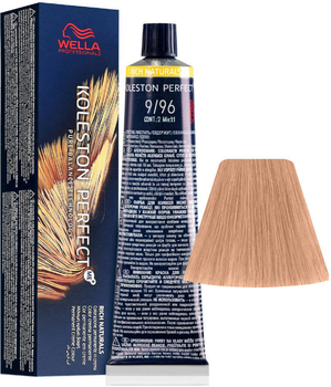 Стійка фарба для волосся Wella Koleston Perfect Me + Rich Naturals 9 - 96 Very Light Blonde Permanent Cendre Violet 60 мл (8005610651538)