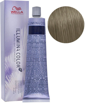 Стійка фарба для волосся Wella Illumina Color Me + 8 - 93 Light Cendre Gold Blonde 60 мл (3614228807678)