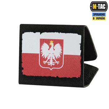 Прапор White/Red/Black Polska Patch MOLLE M-Tac