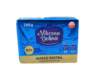 Масло 82% 200г «Mleczna Dolina»