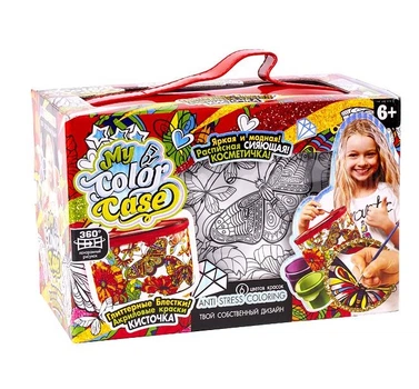 Набор для творчества My Color Case косметичка-раскраска DankoToys DT COC-01-01