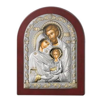 Срібна ікона Свята Родина (17,5 x 22,5 см ) Valentі 84125 5L ORO