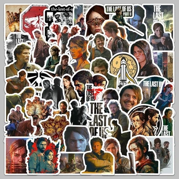 Набор виниловых наклеек стикеров LTC Стикерпак из игры и сериала The Last of Us 50 шт. (L23072801M)
