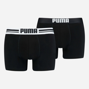 Komplet męskich majtek 2 sztuki Puma Placed Logo Boxer 2p 90651903 XL Czarny (8718824117119)