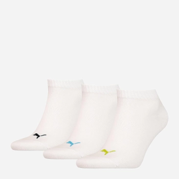 Набір жіночих шкарпеток 3 пари Puma Unisex Sneaker Plain 3P 90680775 35-38 Білий (8720245486576)