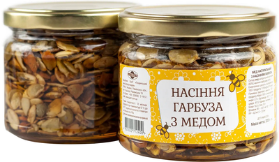 Семена тыквы с медом Пригощайся 320 г (0.32 кг) (HON-0007-0320)