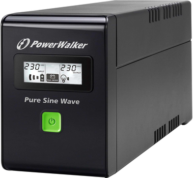 ДБЖ PowerWalker VI 600 SW IEC 600VA (360W) Black (10120061)