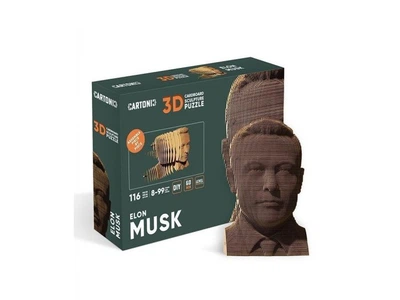 Картонный 3D конструктор Илон Маск, Cartonic, 116 дет.