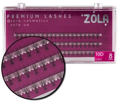 Ресницы в пучках Zola 10D 8 mm