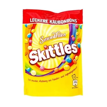 Драже в Цветной Глазуре Skittles Smoothies Скитлз 160 г