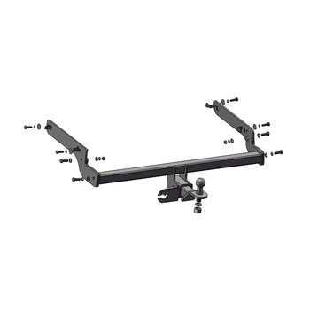 Фаркоп 2036-01-2 сталь 45 Peugeot 206 2010-2013 Autoprostavka