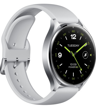 Смарт-часы Xiaomi Watch 2 Sliver Case With Gray TPU Strap (001011707674)