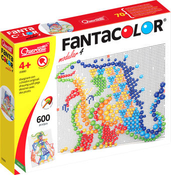 Mozaika Quercetti Fantacolor Mix Size 600 elementów (8007905008805)