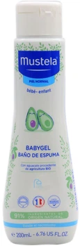 Піна для ванни Mustela Bebe Multi-Sensory Bubble Bath 200 мл (3504105028343/3504105035594)