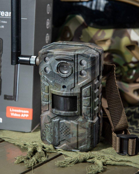 Фотоловушка, камера для охоты 4G LiveStream TSS-H2 128 Gb